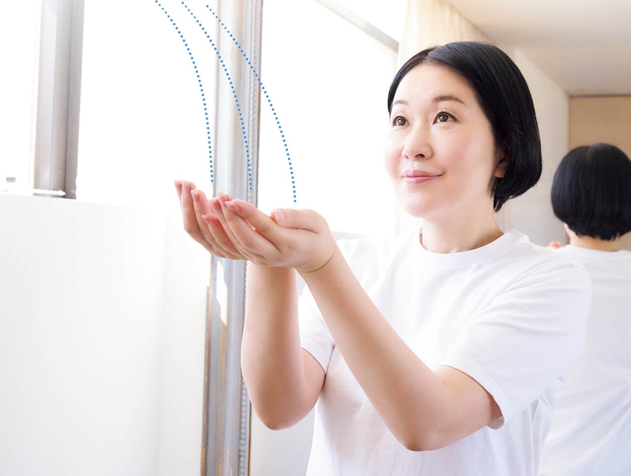 直接当てるのは水圧が強すぎてNG