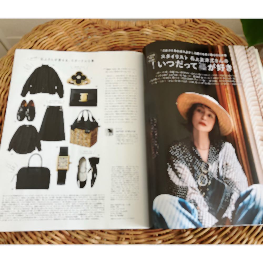 LEE6月号　黒コーデ