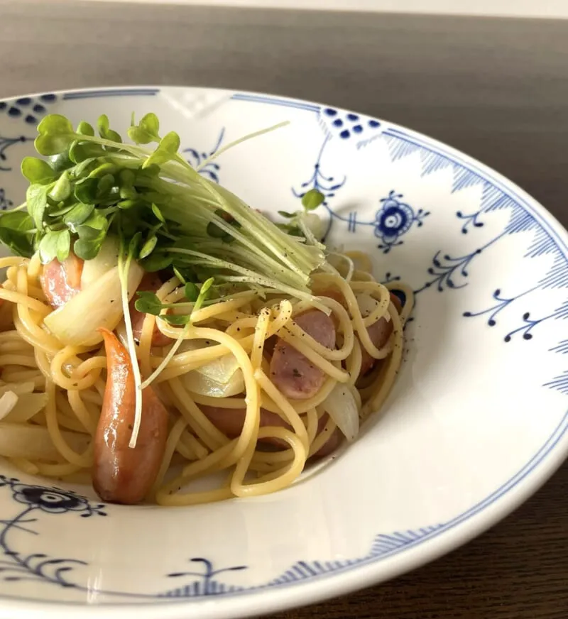 「ペペロンチーノソース」を使ったパスタ
