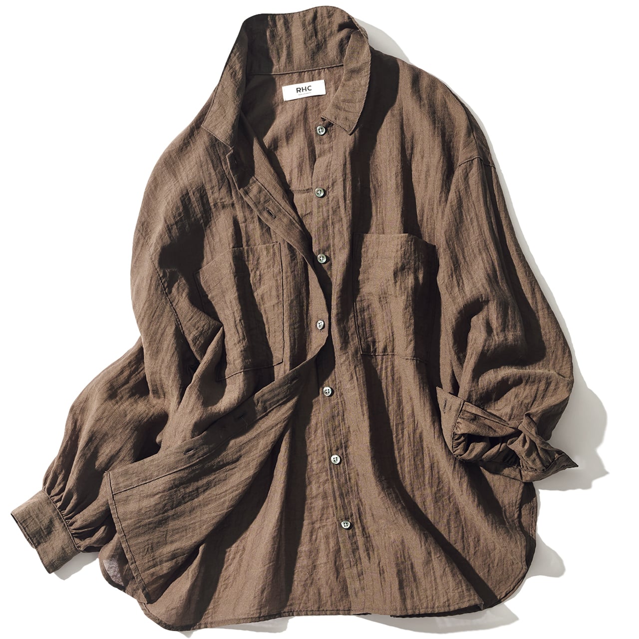 【RHC】の羽織れるシアーシャツ　￥28600