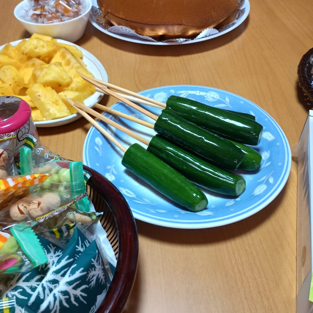 実家 きゅうり 1本漬け