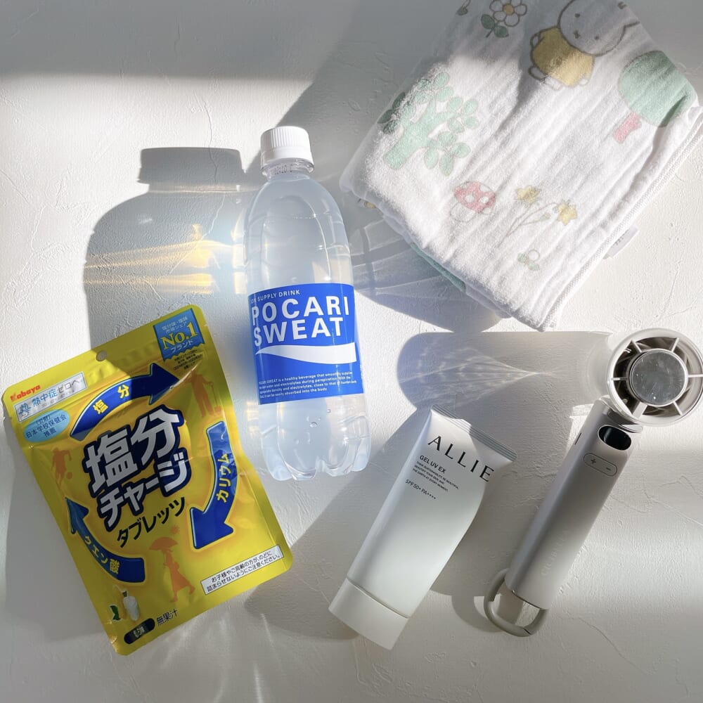 運動会コーデ　アーバンリサーチ　無印良品　ニューバランス　