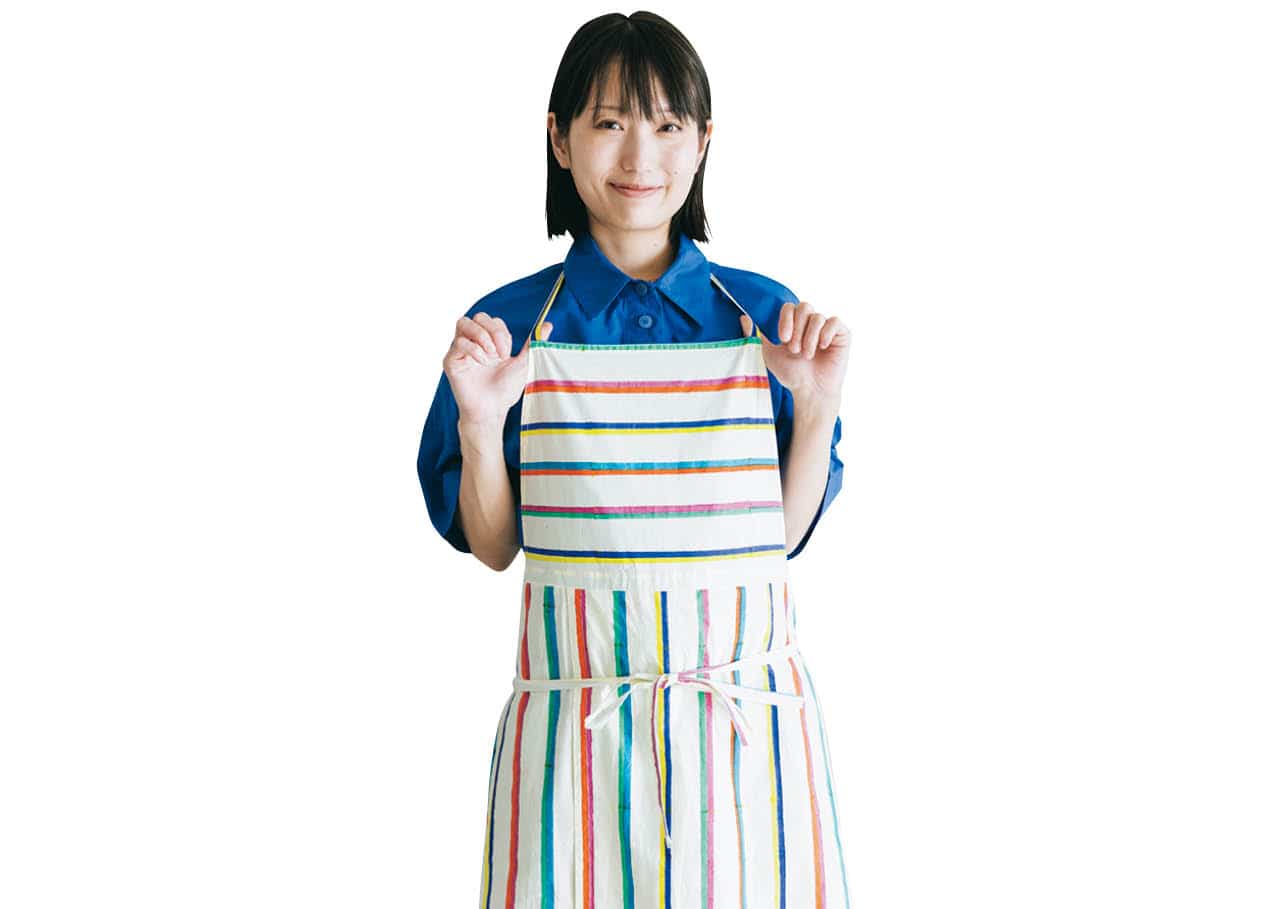 長谷川あかりさん「table」のエプロン