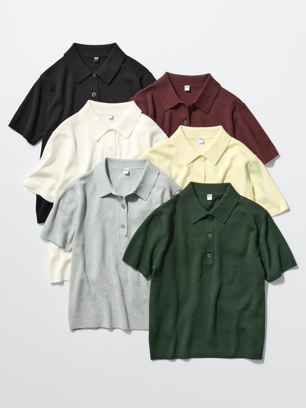 「ユニクロ」ポロセーター/ウォッシャブル