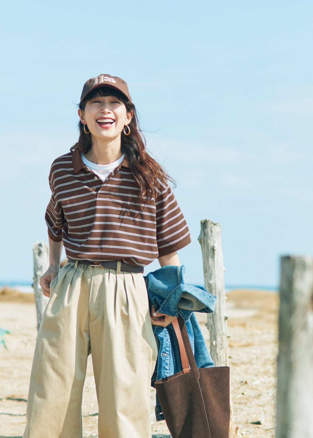 最高気温25度のコーデ 襟付き半袖Tシャツ