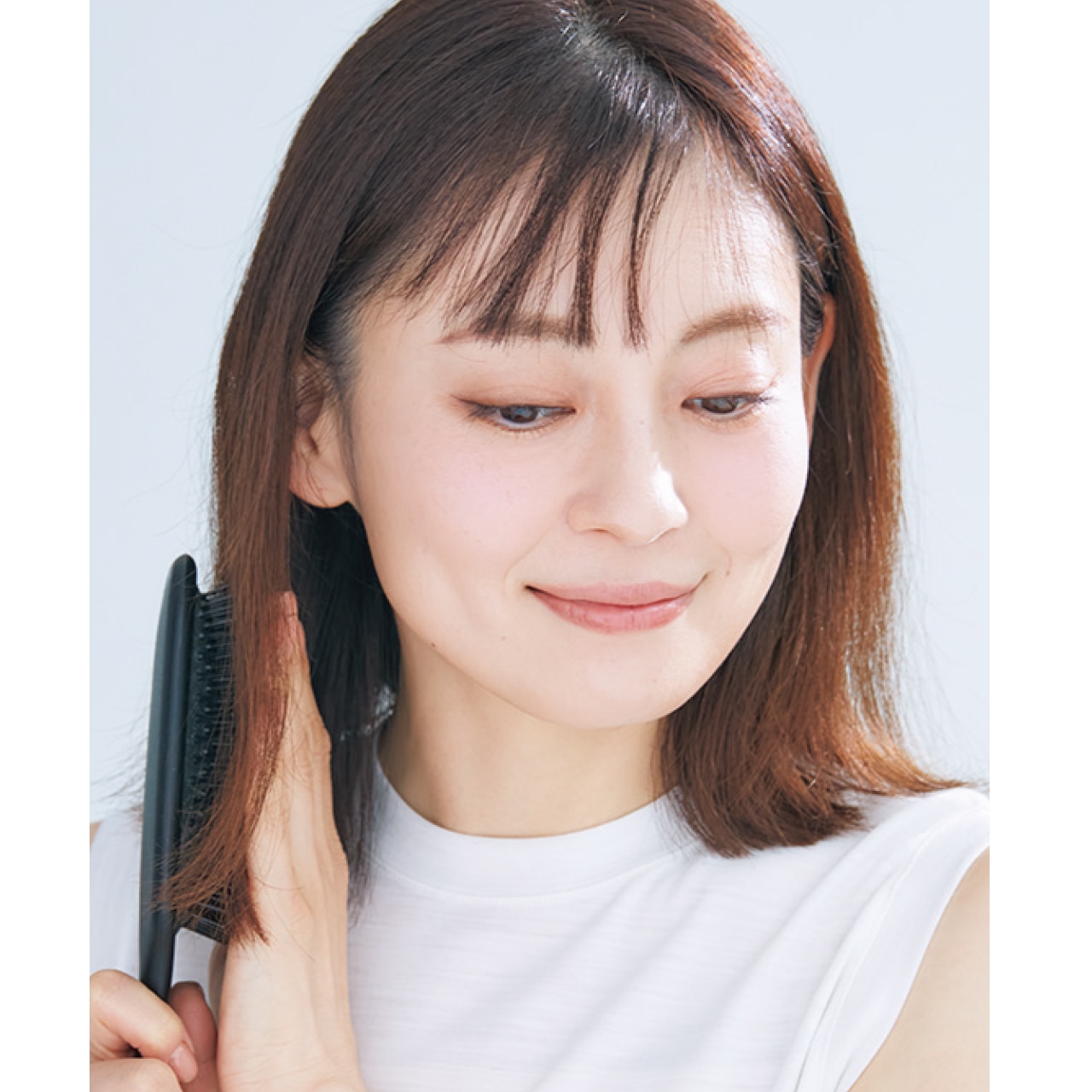毛先の絡まりを取る 今井りかさん