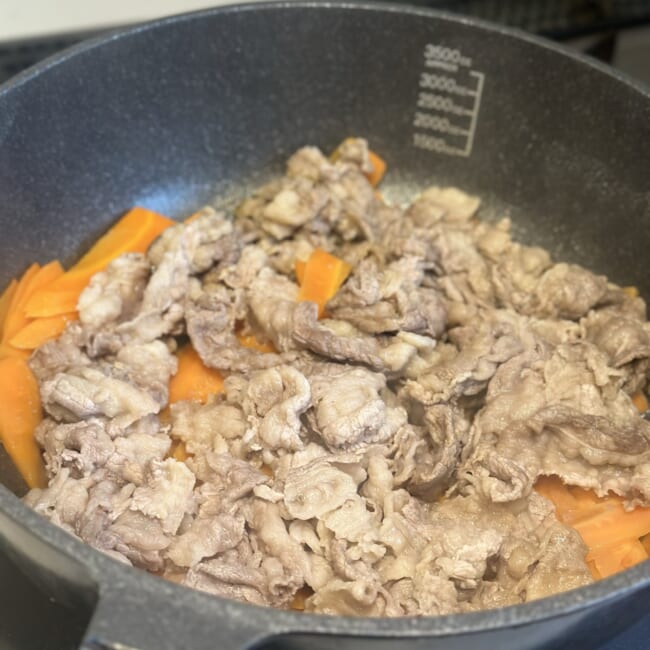 長谷川あかりさんの「にんじんと牛肉のプルコギ風」