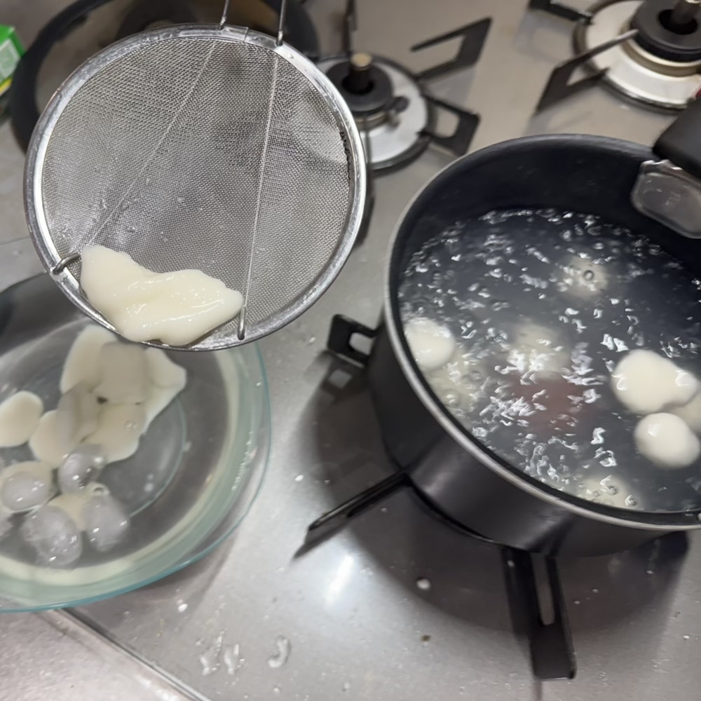 白玉粉 白玉作り 料理部