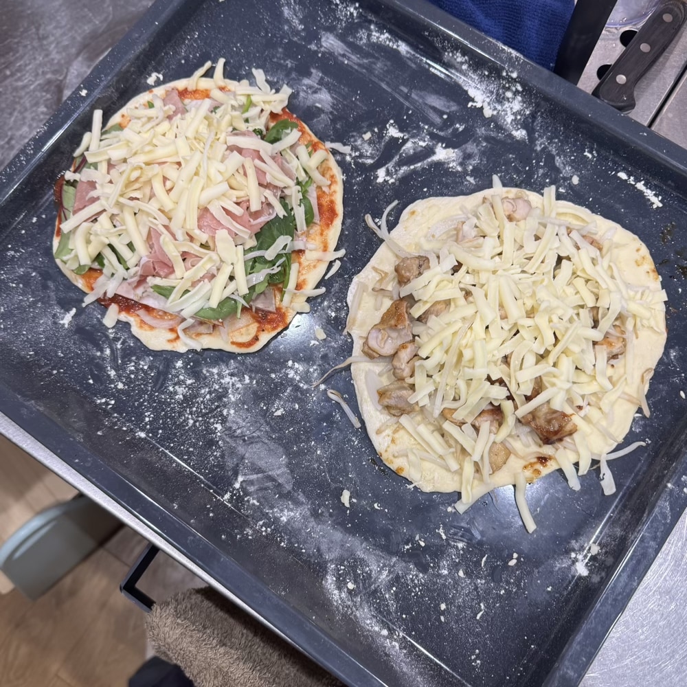 おうちごはん 手作りピザ 料理部