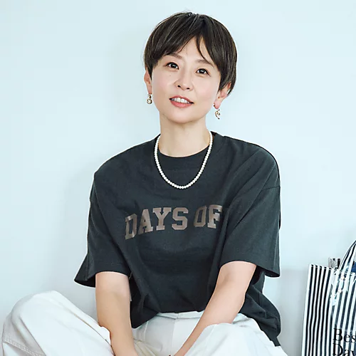 AMERICANA
【五明祐子さんコラボ】【洗える】ロゴTシャツ