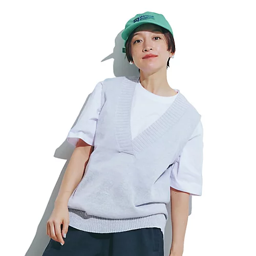 12closet
【洗える】大人に似合う・巾着つき USAコットンTシャツ(2枚入り)