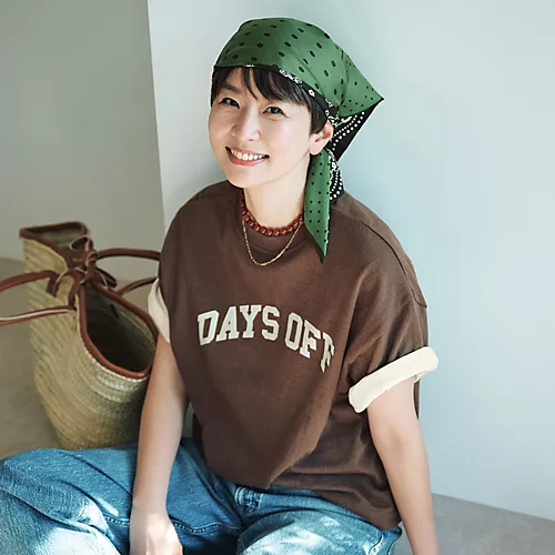 AMERICANA
【五明祐子さんコラボ】【洗える】ロゴTシャツ