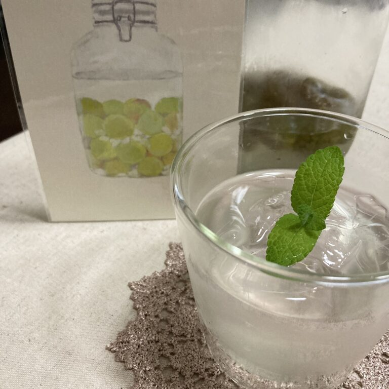 ぴのさん作 梅シロップで作った梅ソーダ