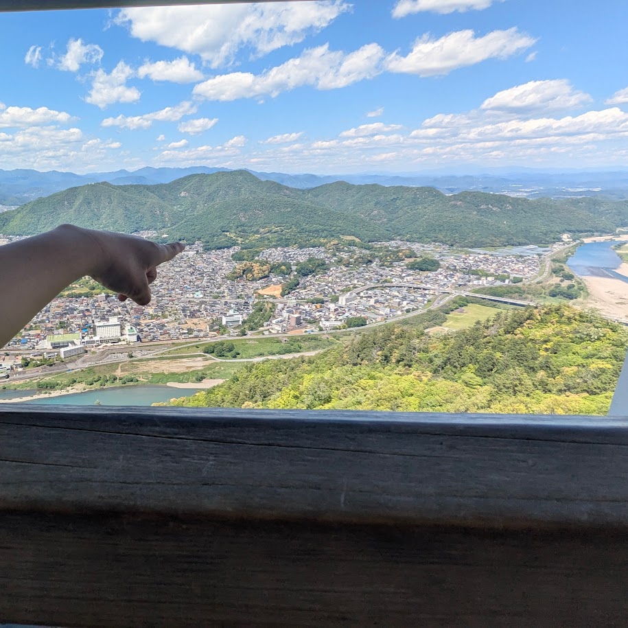 岐阜城　コポ　天下布武