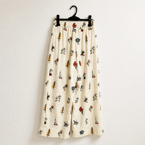 ZARA iena slobe fashion 購入品　夏コーデ　ママコーデ　刺繍パンツ　花柄