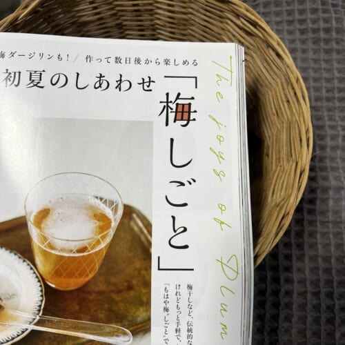 LEE6月号 梅しごと 梅