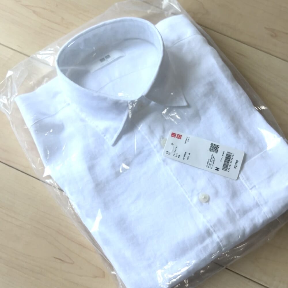 UNIQLO　ユニクロ　メンズ　ワイシャツ　日焼け防止　
