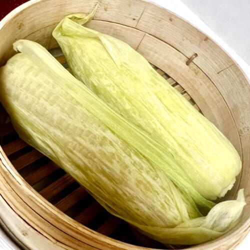 蒸篭　とうもろこし