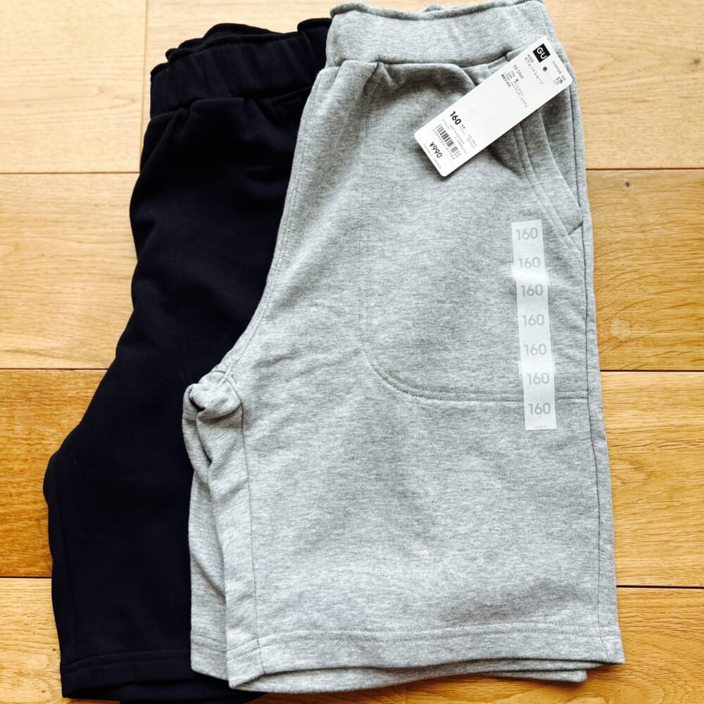 GU ジーユー KIDSスウェットショーツ GRAY
KIDSスウェットショーツ BLACK