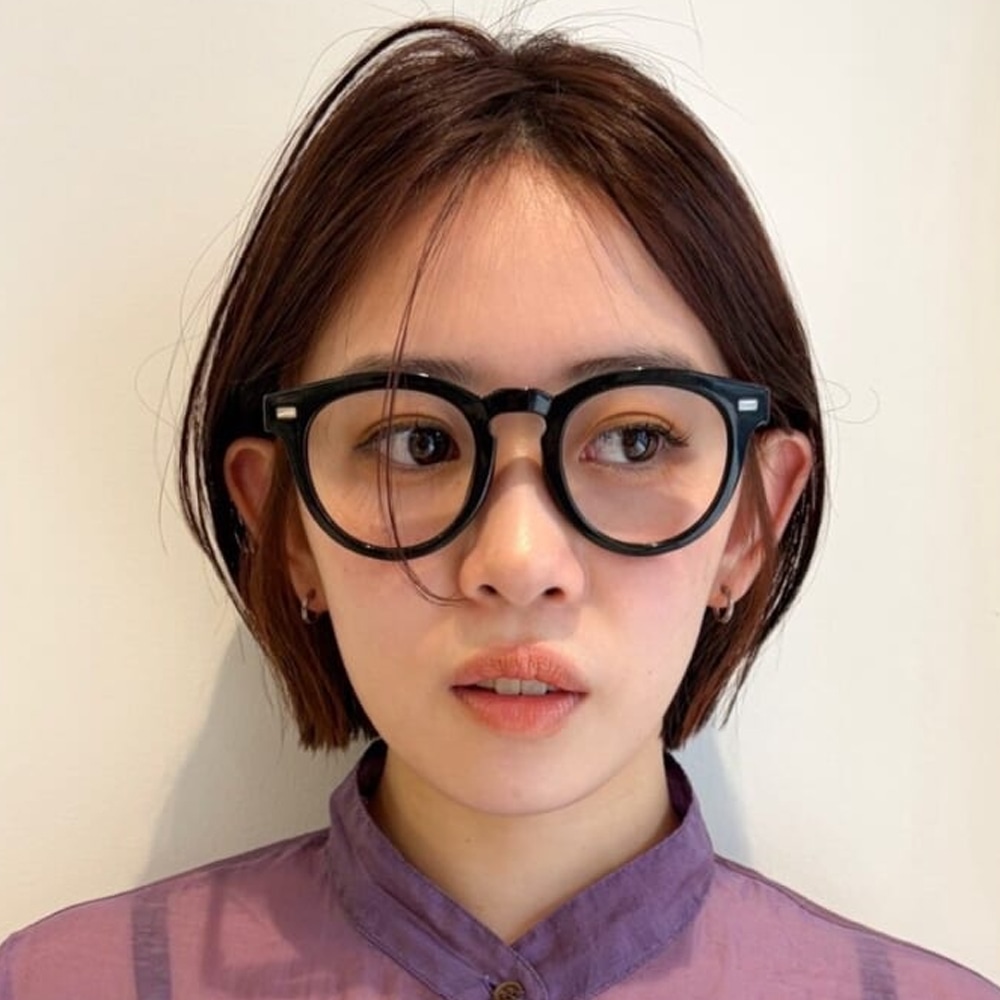 ふんわり長め前髪で小顔見えも叶うコンパクトボブ【大人の抜け感ショートボブ】アザーカット01