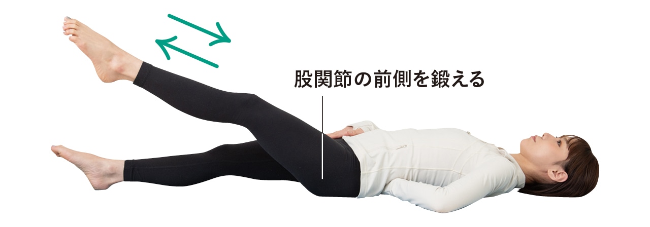 股関節の前側を鍛える