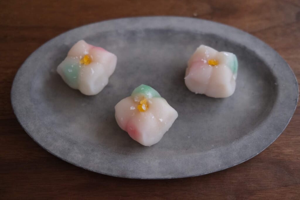 外郎生地 紫陽花