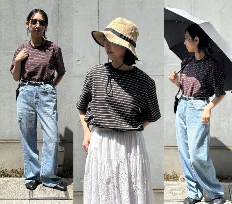 汗じみ軽減Tシャツ　おしゃれボーダー　LEEマルシェ　12closet　モンベル　ザ・ノース・フェイス　OURHOME