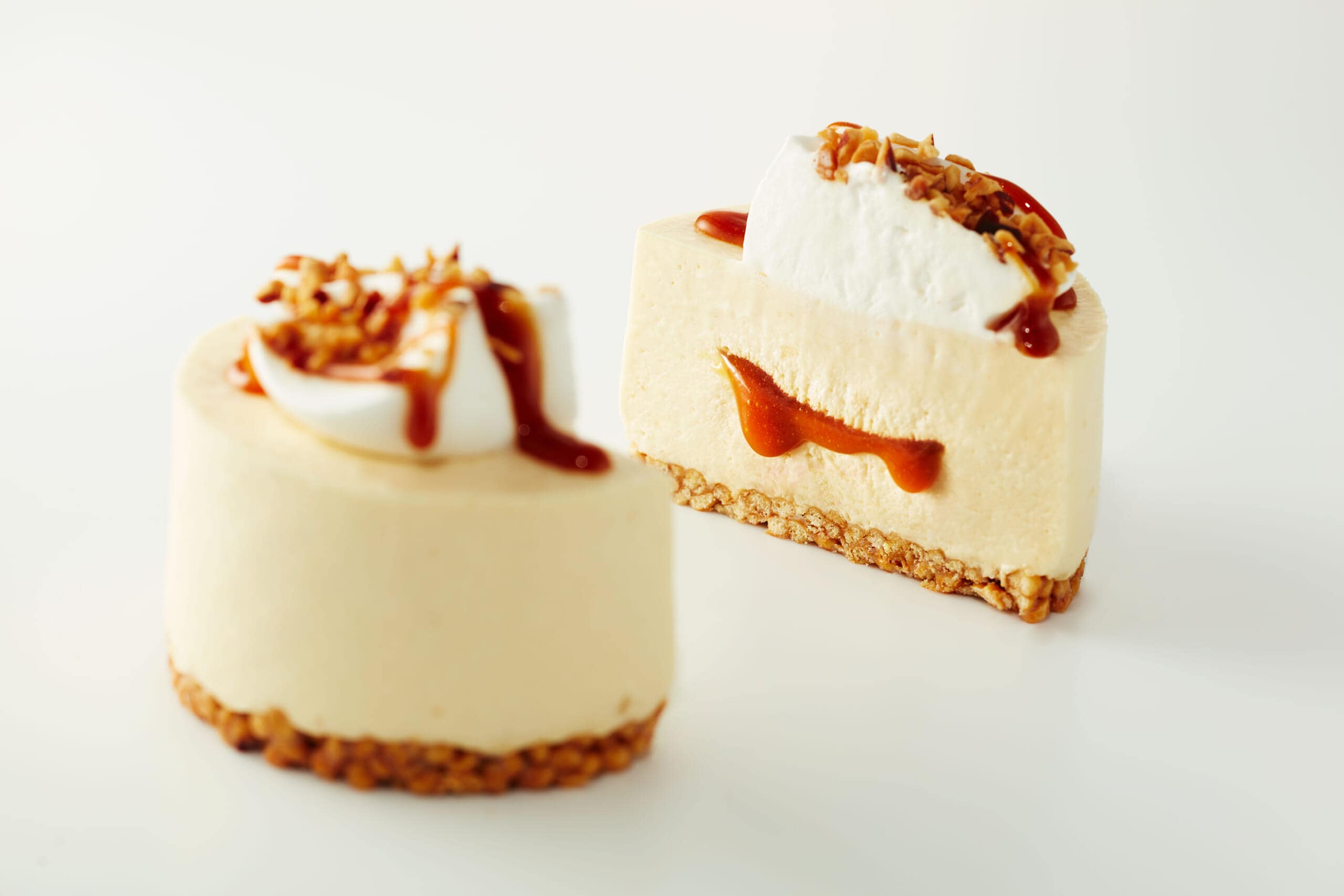 スタバ新作「バナナ&キャラメルケーキ」断面