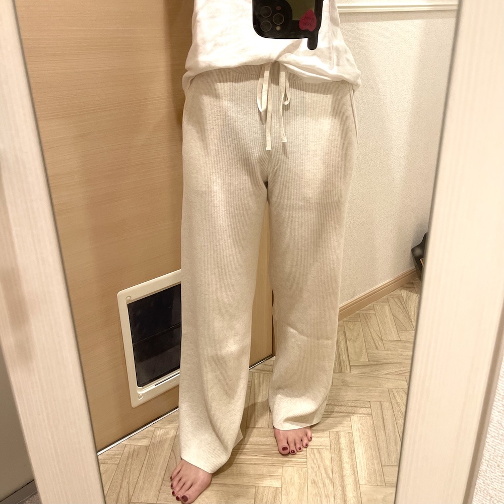 ユニクロ UNIQLO 購入品 ニットパンツ
