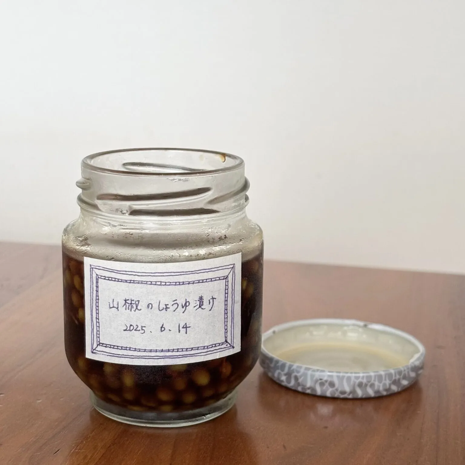 山椒のしょうゆ漬け　いちこさん