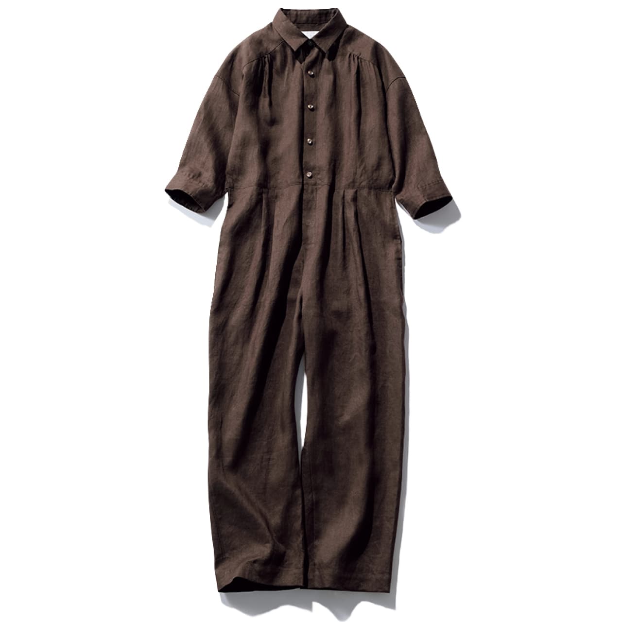 12closet（トゥエルブクローゼット）【洗える】ヨーロピアンリネンオールインワン