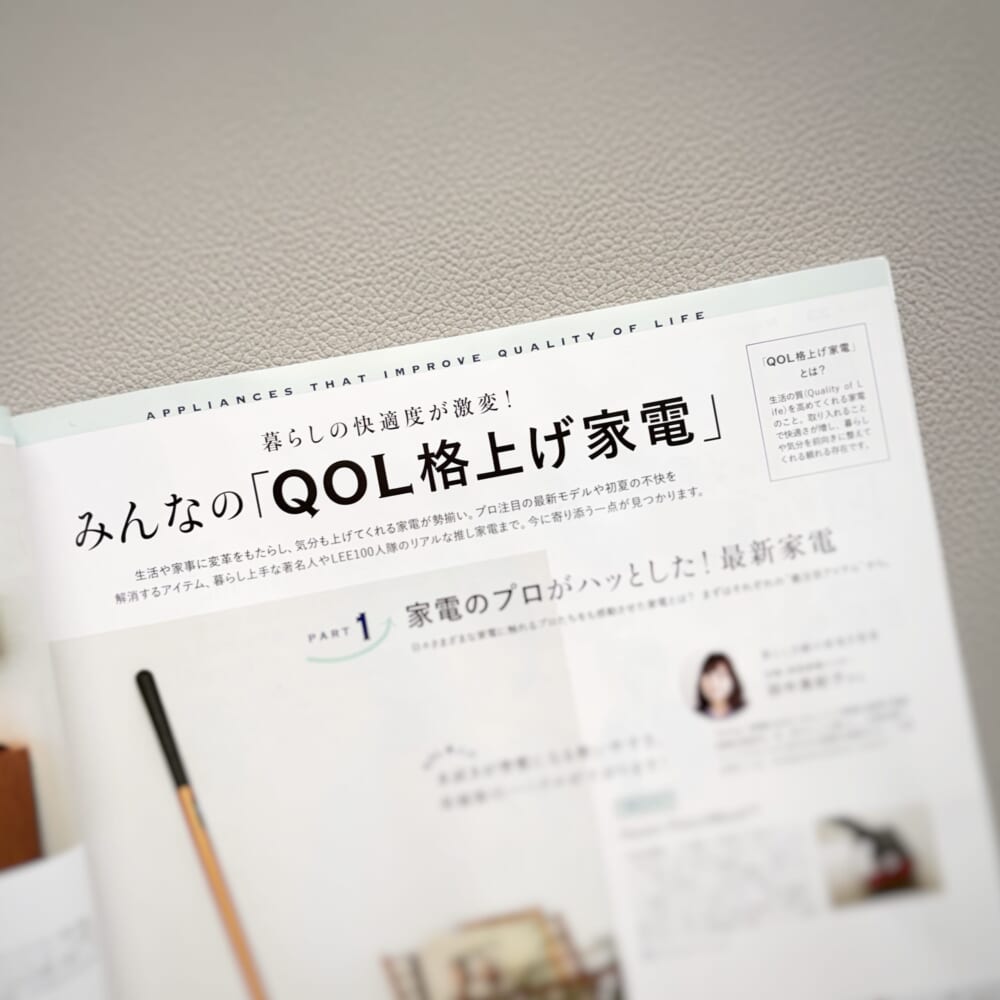LEE6月号　家電　ストレートアイロン