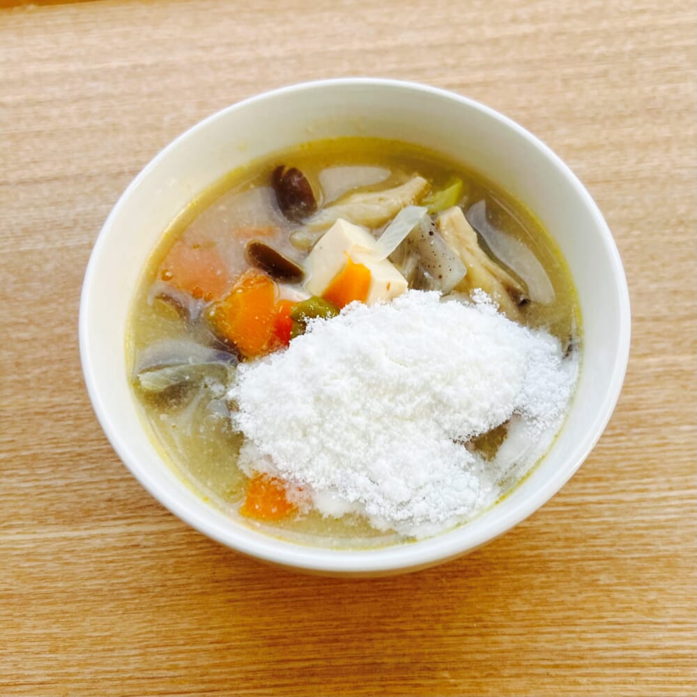 明治「アミノコラーゲン」魚由来　フィッシュコラーゲン 豚汁