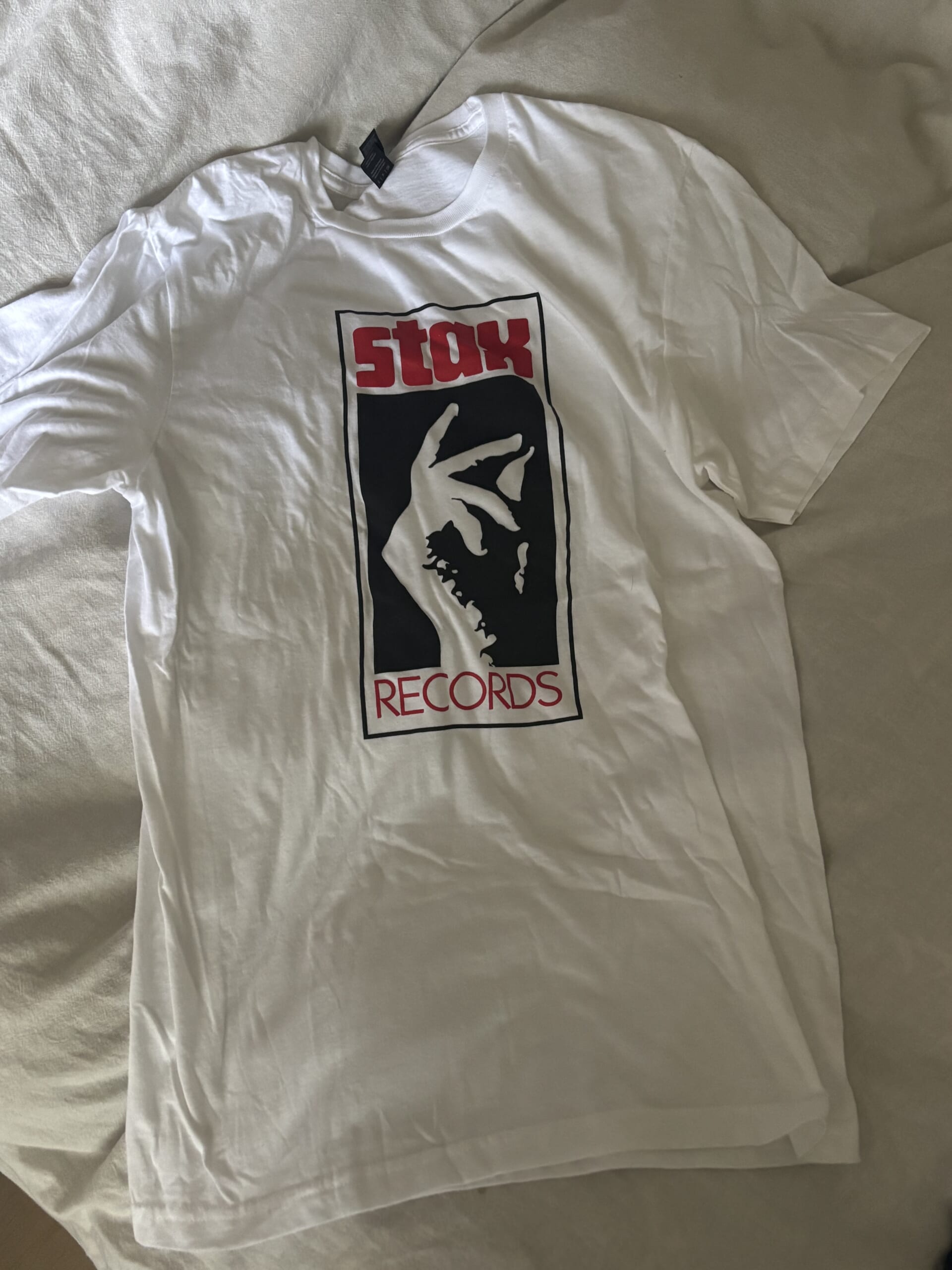 アメリカ・メンフィス「Stax Museum」おみやげショップで購入したロゴT