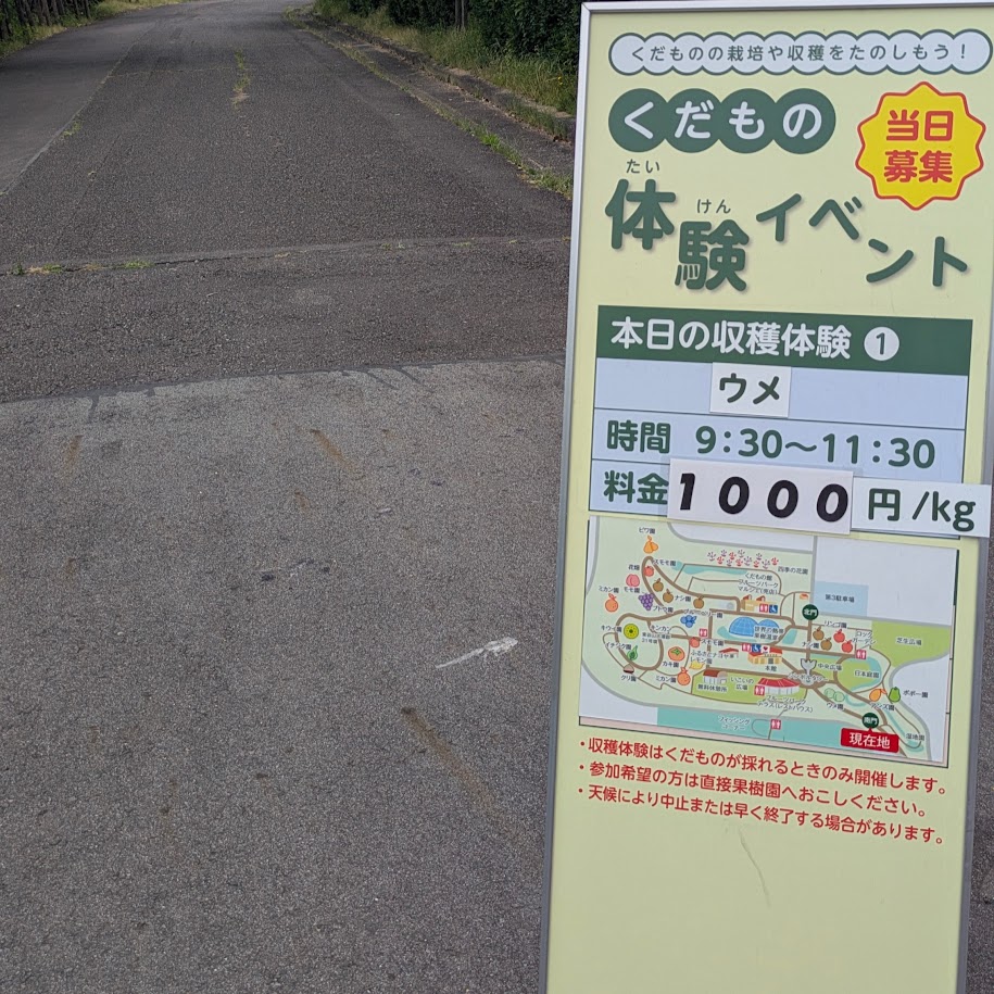 収穫イベント　東谷山フルーツパーク　愛知