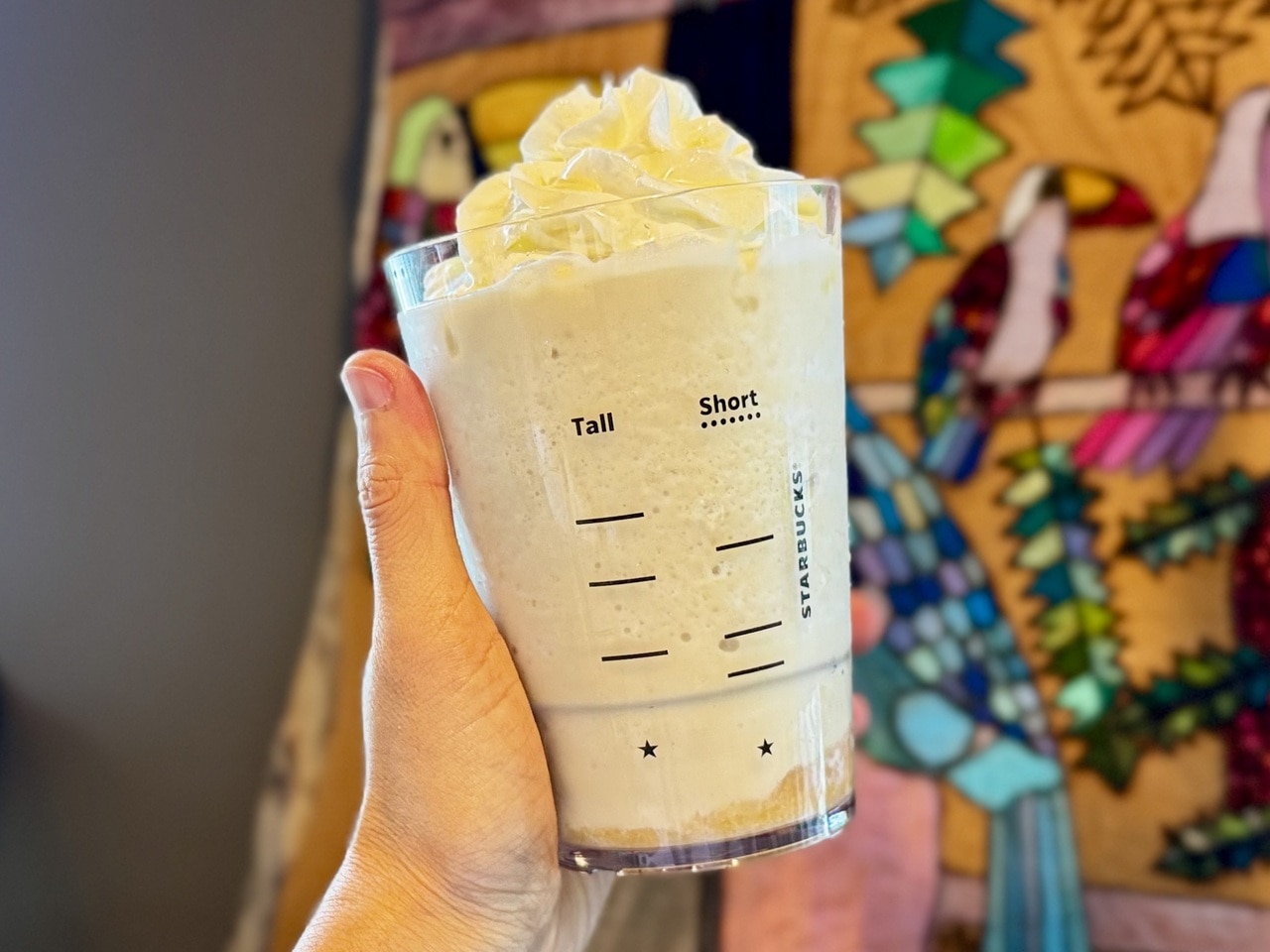 スターバックス「ハニー バナナ フラペチーノ®」手持ち
