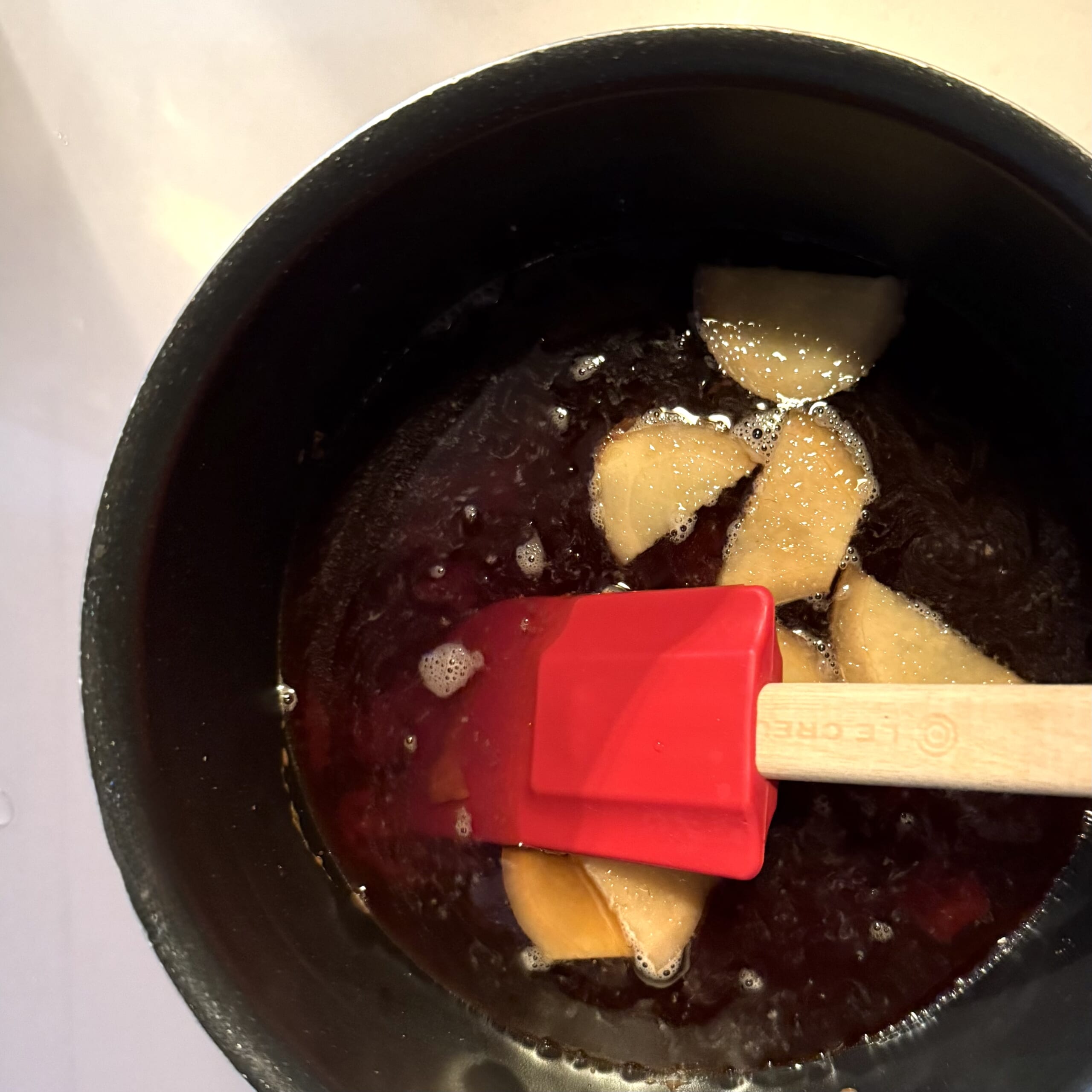 豆花（トウファ）シロップ　製作　生姜
きび砂糖