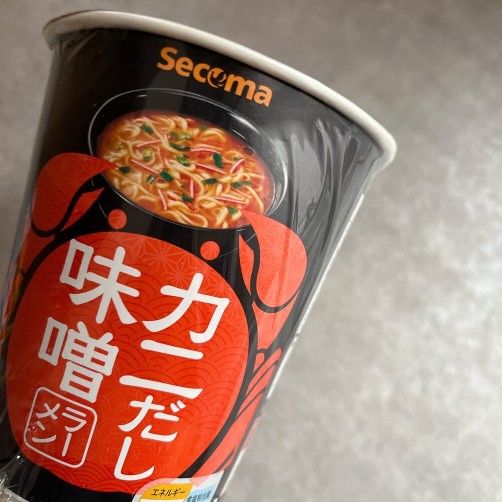 セコマ カップ麺 カニだし味噌ラーメン
