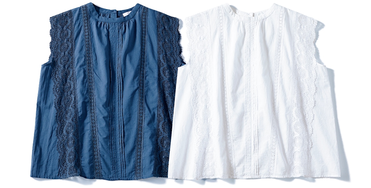 12closet(トゥエルブクローゼット)【洗える】レースフレンチスリーブブラウス