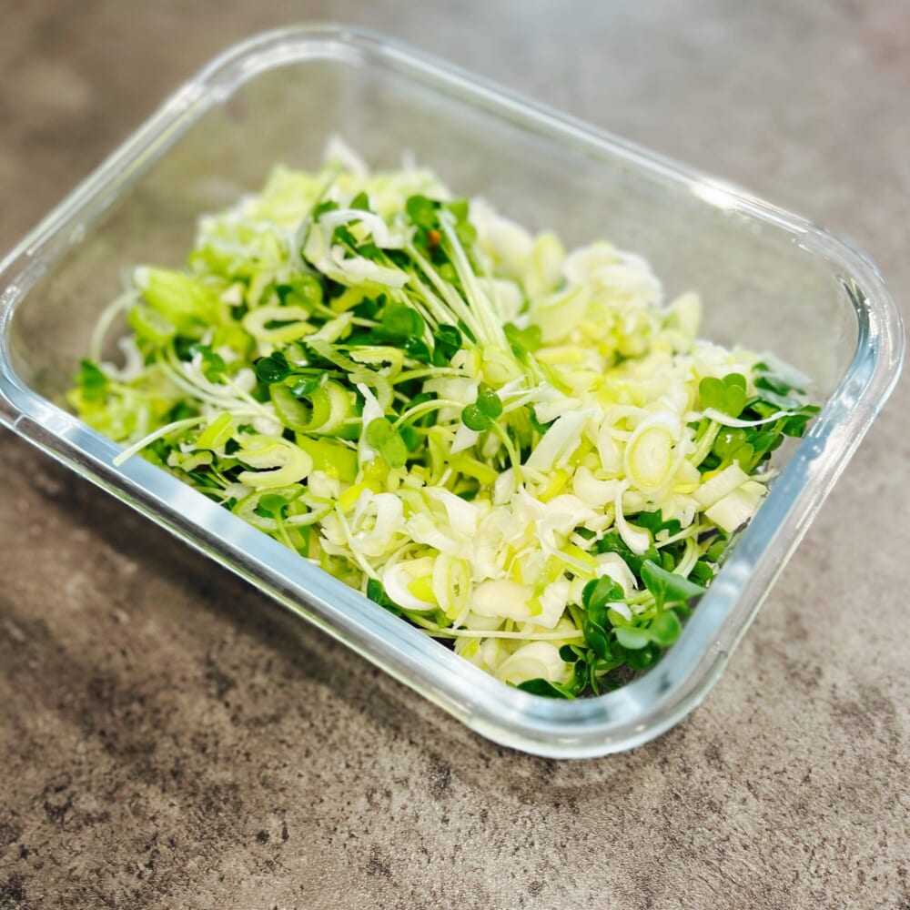 豚しゃぶの薬味ミックスがけ　アレンジ　長谷川あかり　LEEレシピ