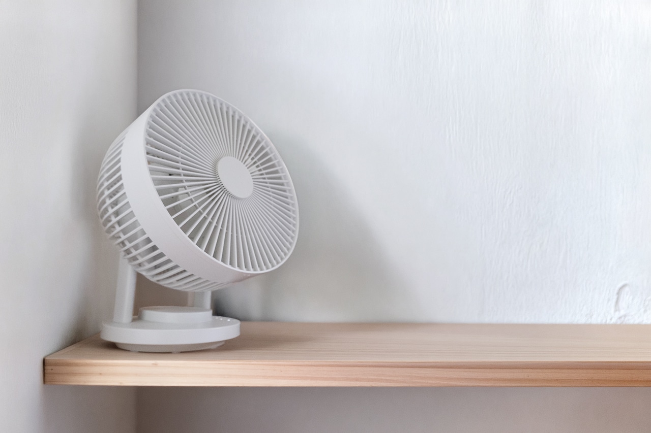 360度首振り機能付きサーキュレーター6畳(4990円)