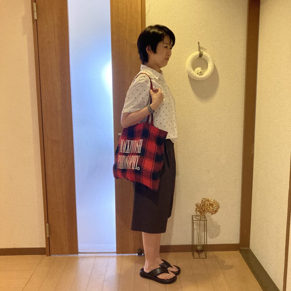 ウィークリーログ　1週間コーデ　40代ママ