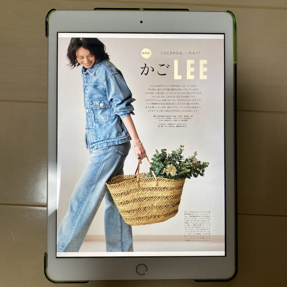 LEE　かごバック　雑誌