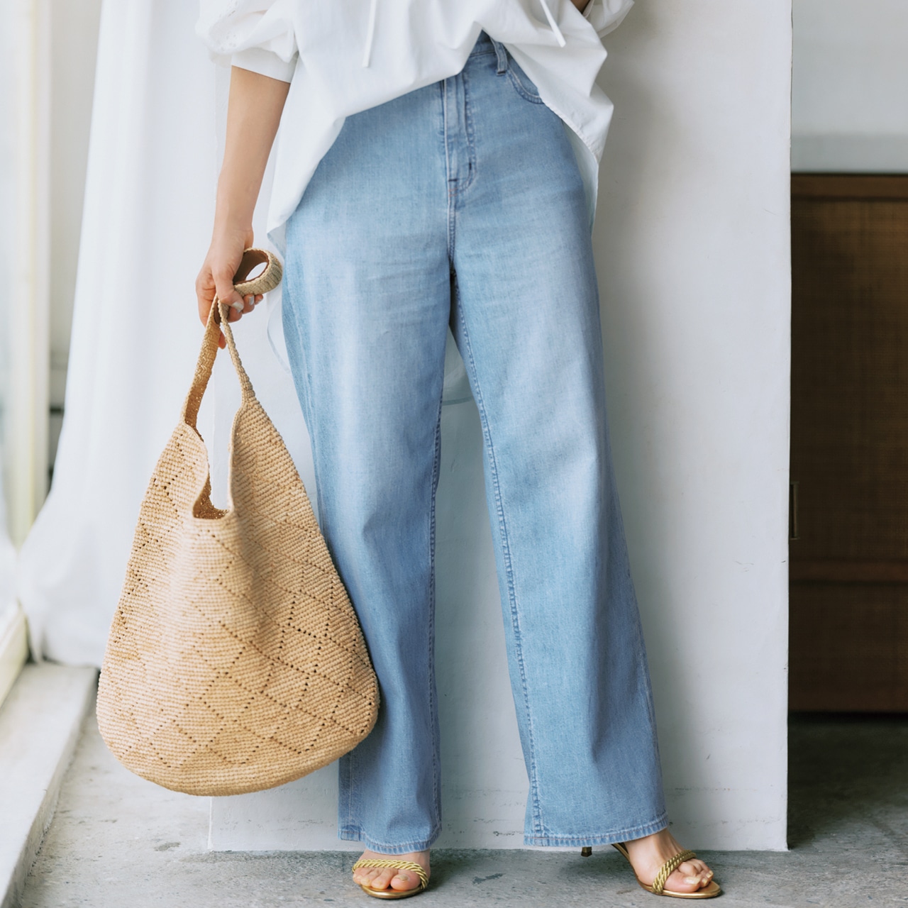 20th Anniv. LEE限定 Healthy DENIM(ヘルシーデニム) 【洗える】【LEEマルシェ20th別注】“超軽”Pink Pepper