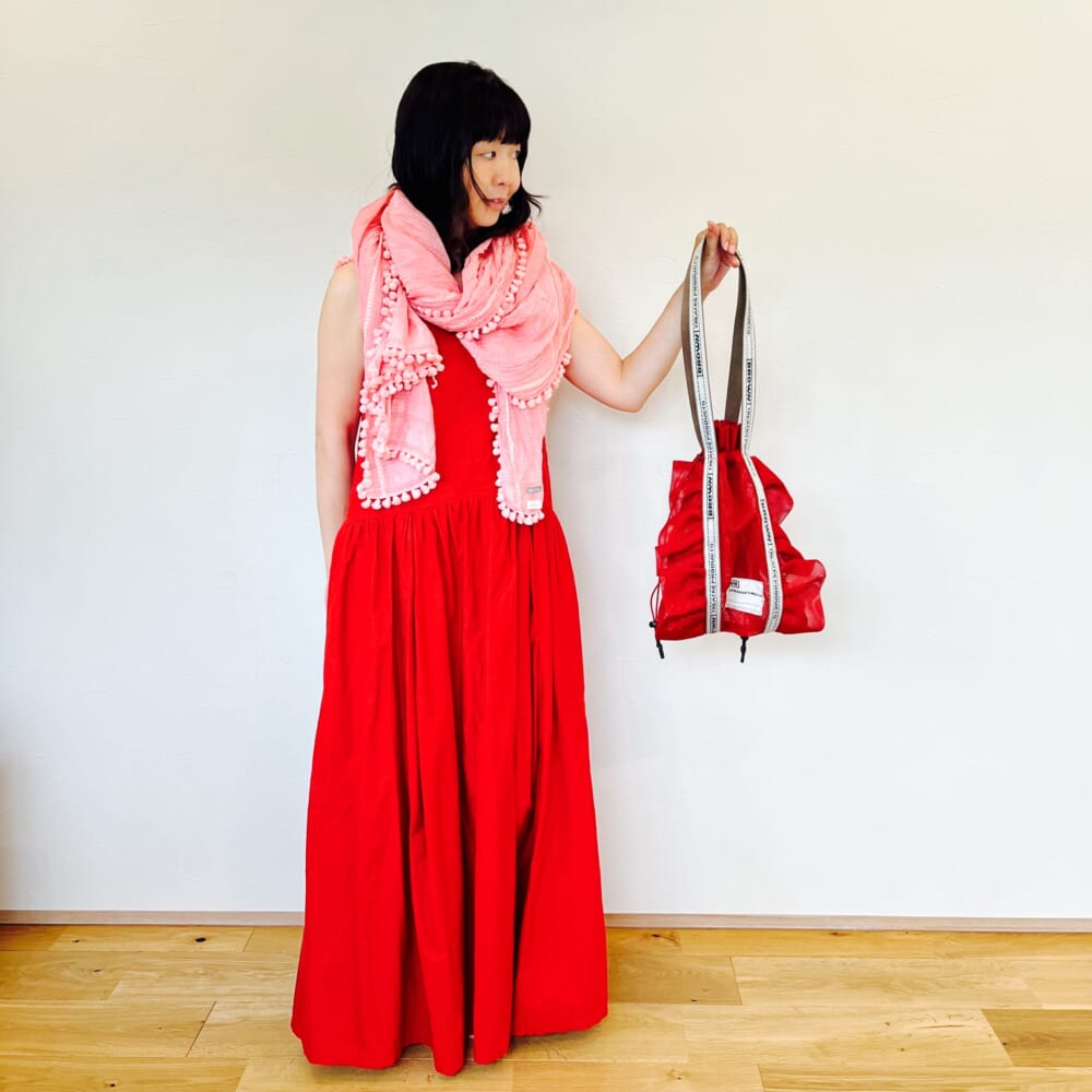 BROWN THEATRE PRODUCTS×FREAK'S STORE 別注 メッシュフリルシューズバッグ Mala KALANCHOE マーラカランコエ 別注 POPLIN DRESS
