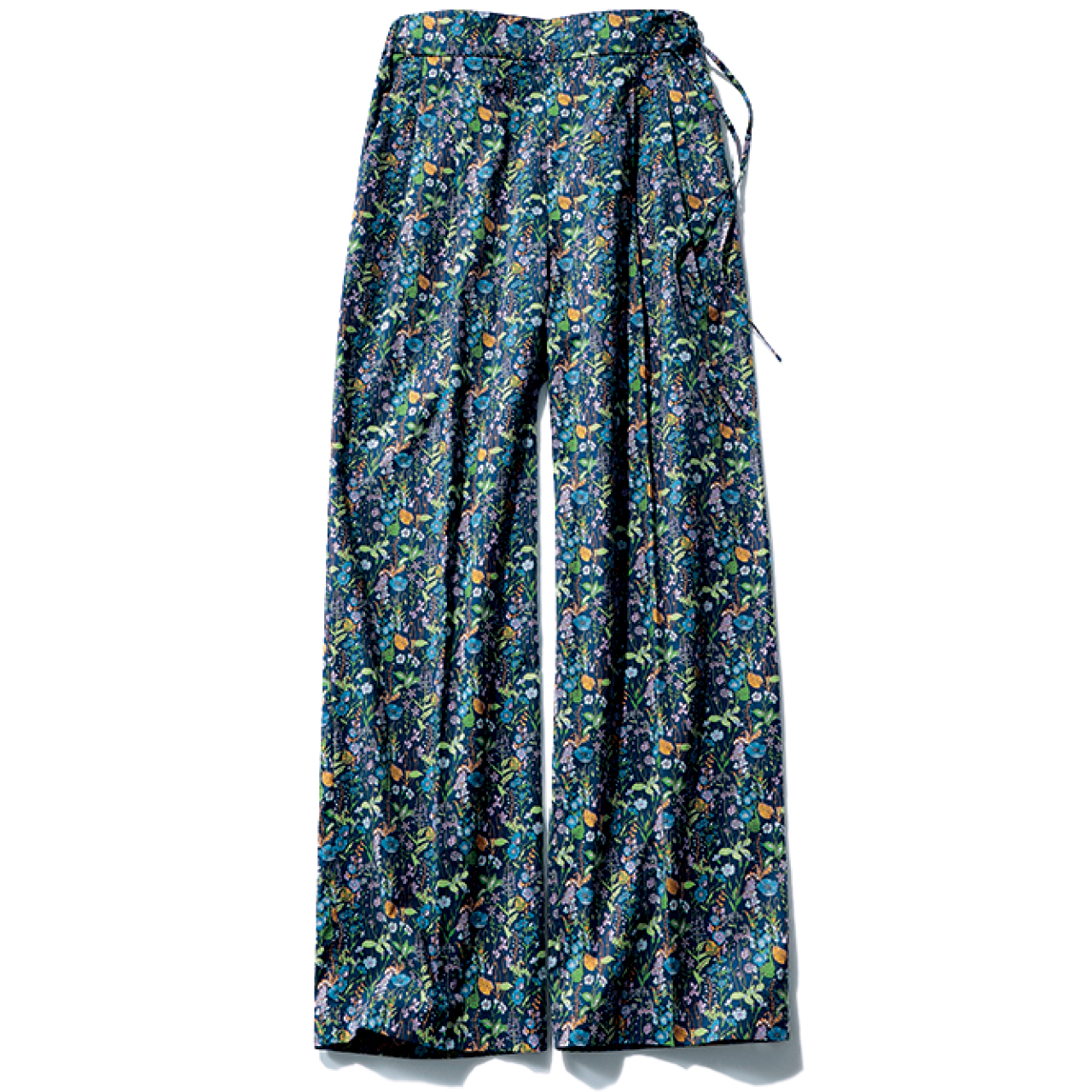20th Anniv. LEE限定 12closet（トゥエルブクローゼット）【洗える】リバティプリントタックパンツ