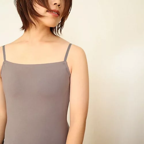 BRADELIS New York peace 【LEE別注】【洗える】【接触冷感】【吸汗速乾】【UVカット】楽なのに補整!スタイリッシュ綿混ブラキャミ