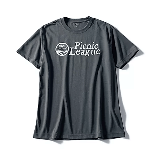 mont-bell 【LEEマルシェ20th別注】【洗える】【吸水速乾】【UVカット】【消臭】Picnic League プリントTEE