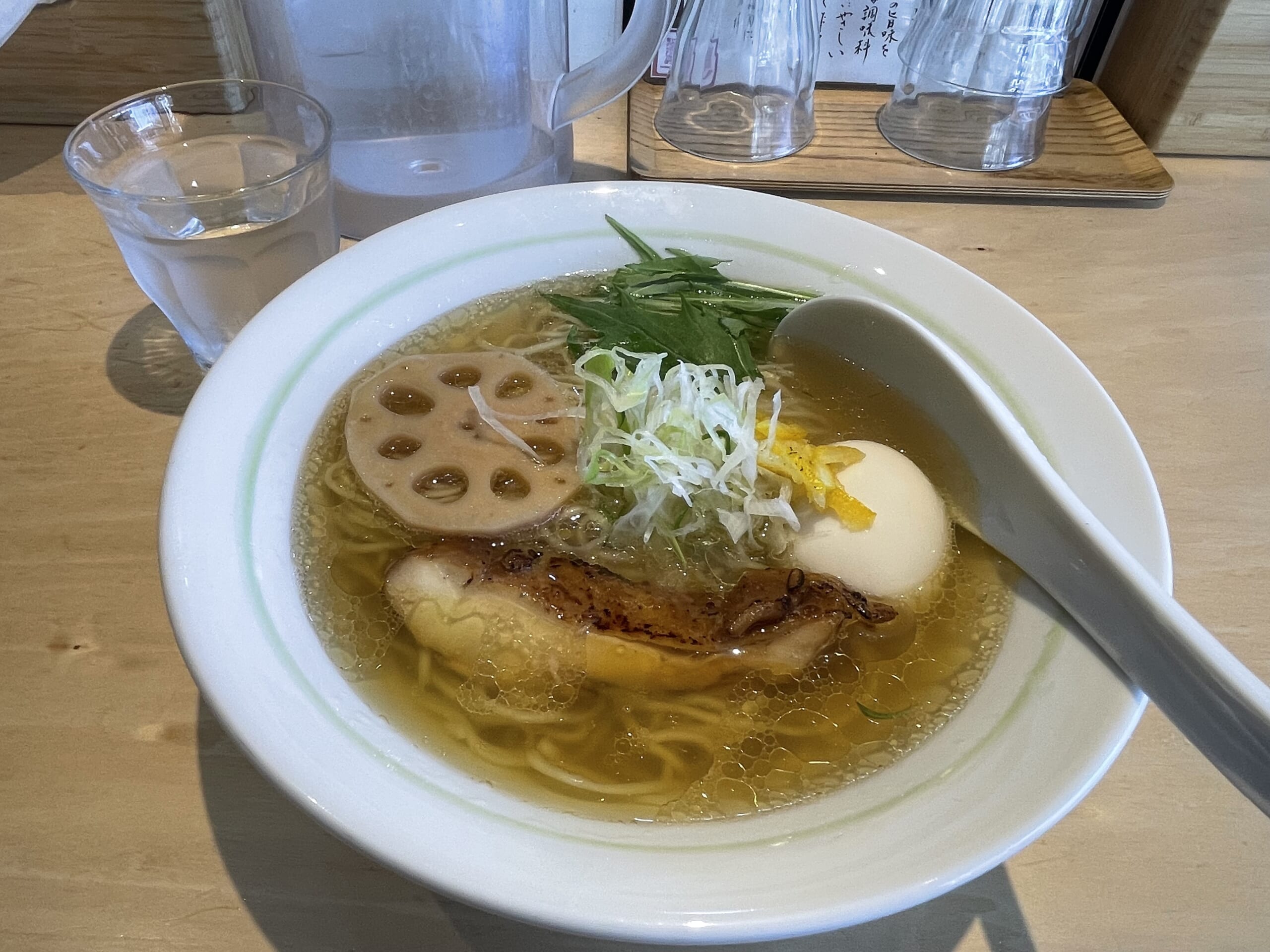 塩ラーメンの写真