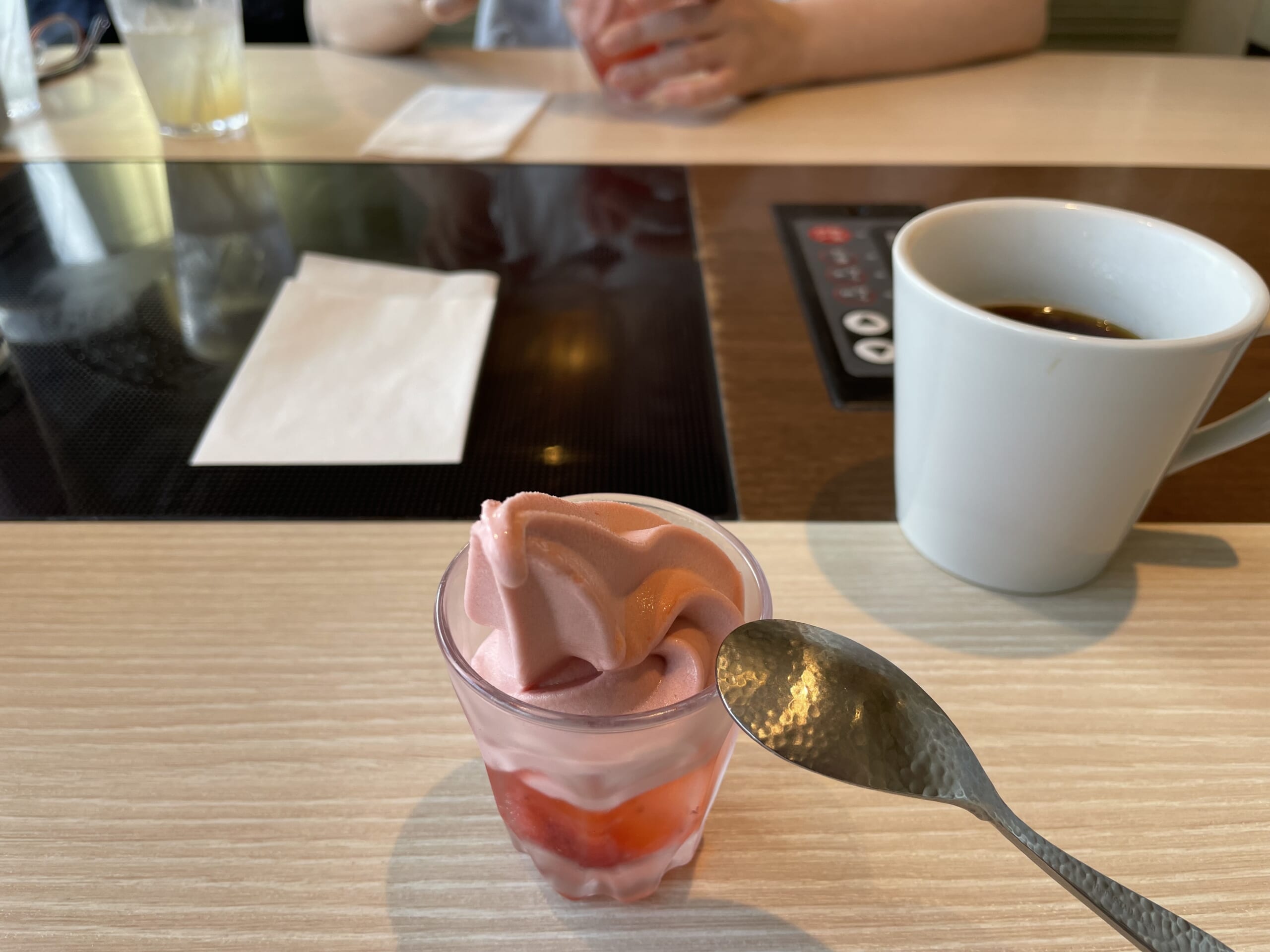いちごのシャーベット